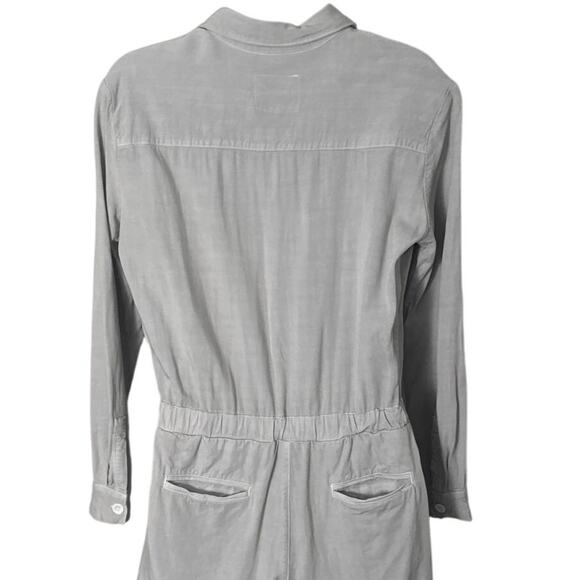 Rails Kennedy Button Down Long Sleeve Romper in Mint Size S - Picture 13 of 15